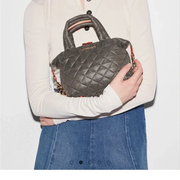 NWT MZ Wallace Micro Sutton in Magnet Quilted Crossbody Bag - Picture 2 of 3